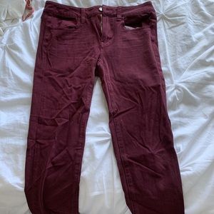 Maroon American Eagle jeans